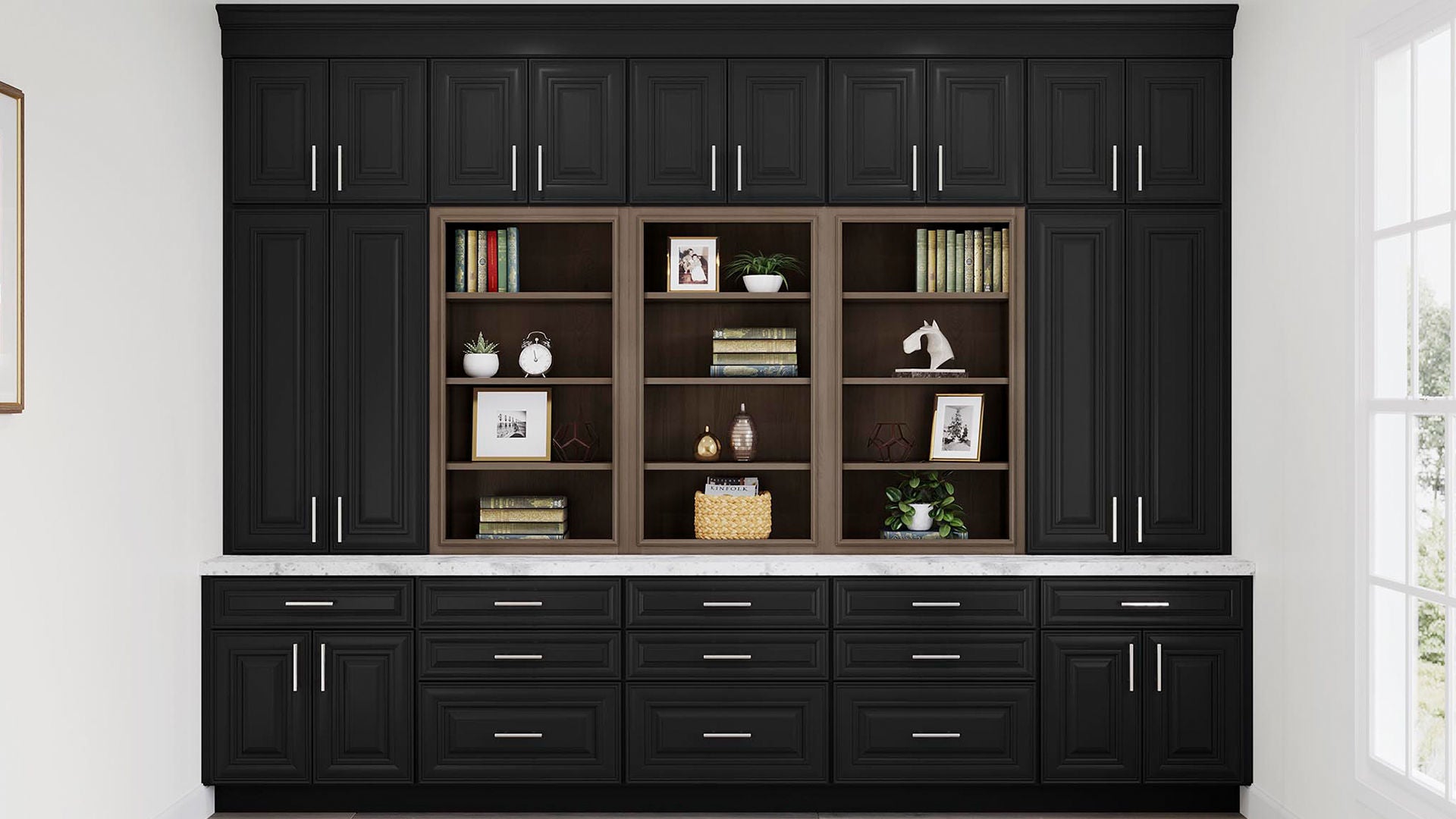 McKinley Painted Black & Maple Latte