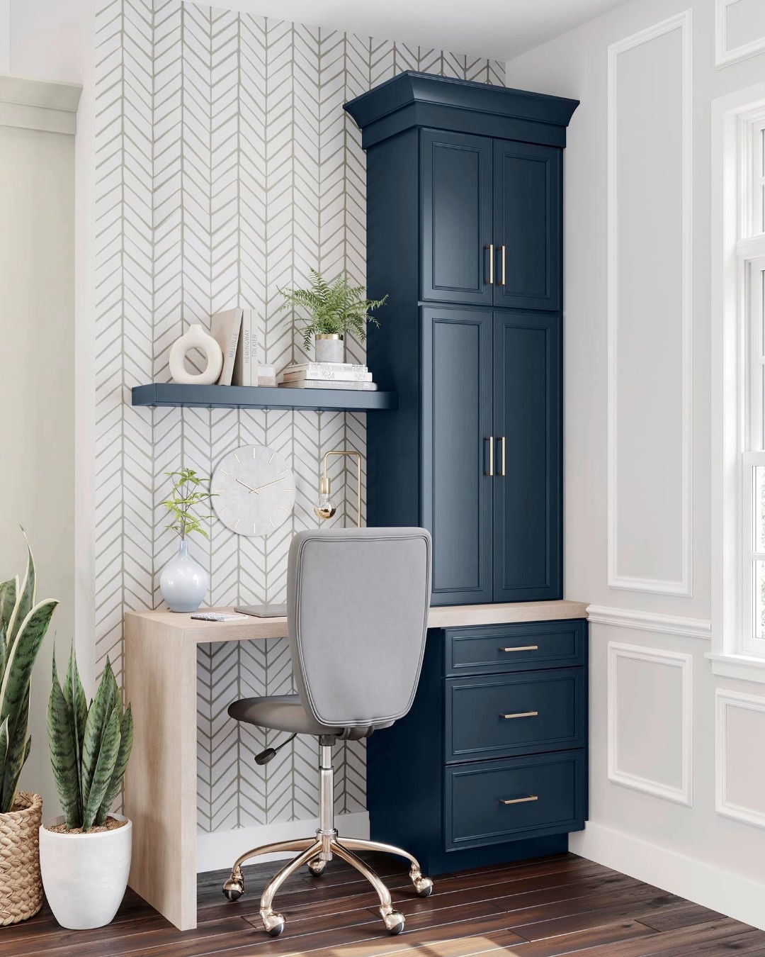 Irvington Painted Navy & Duraform Harbor