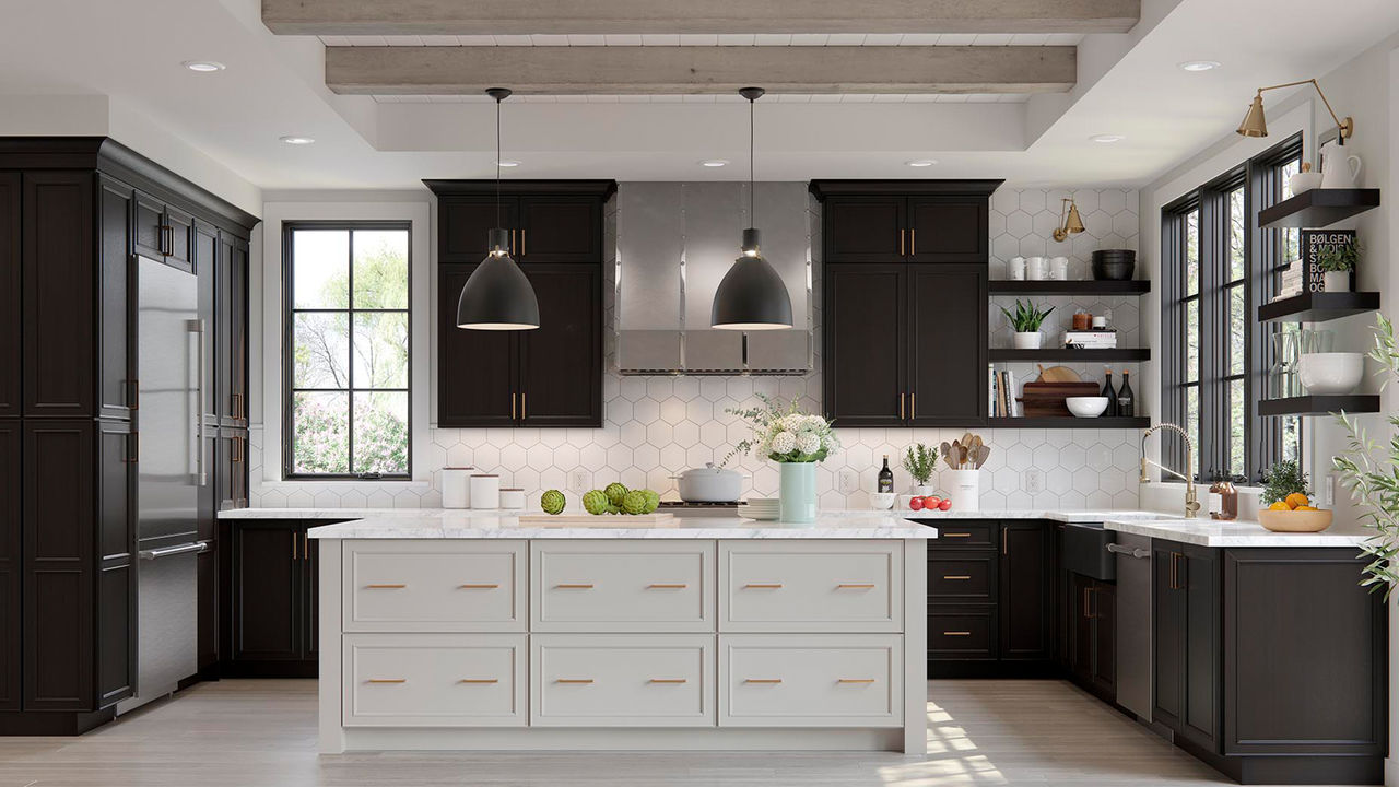 Irvington in Duraform® Espresso and Painted Harbor