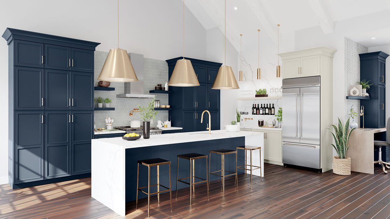 Irvington in Painted Navy and Duraform® Harbor